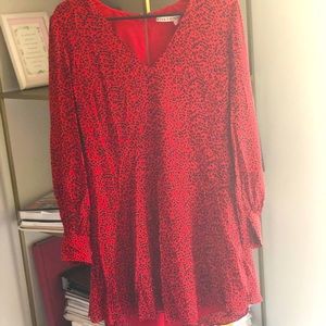 ALICE & OLIVIA RED MINI DRESS